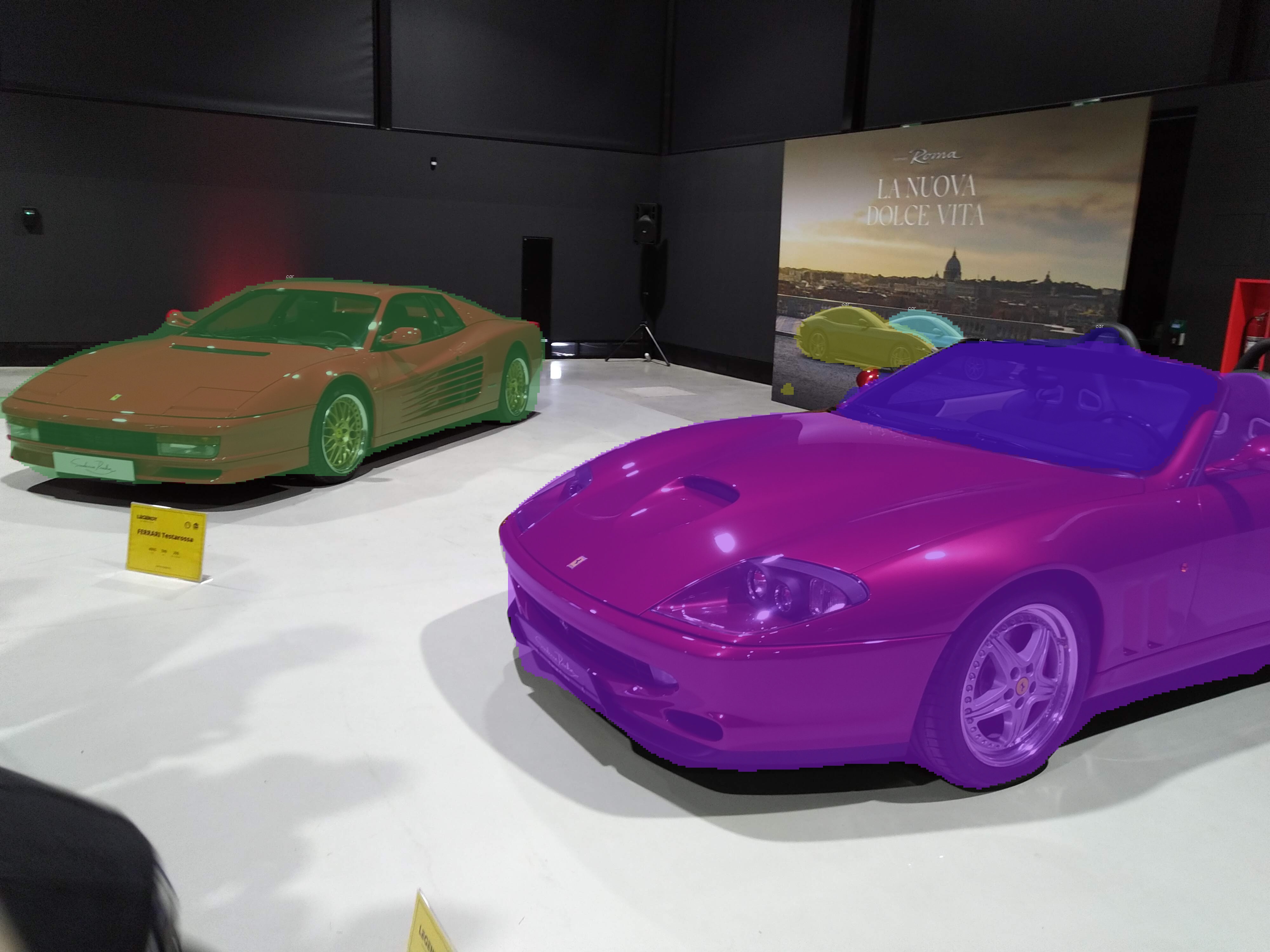 Instance segmentation picture